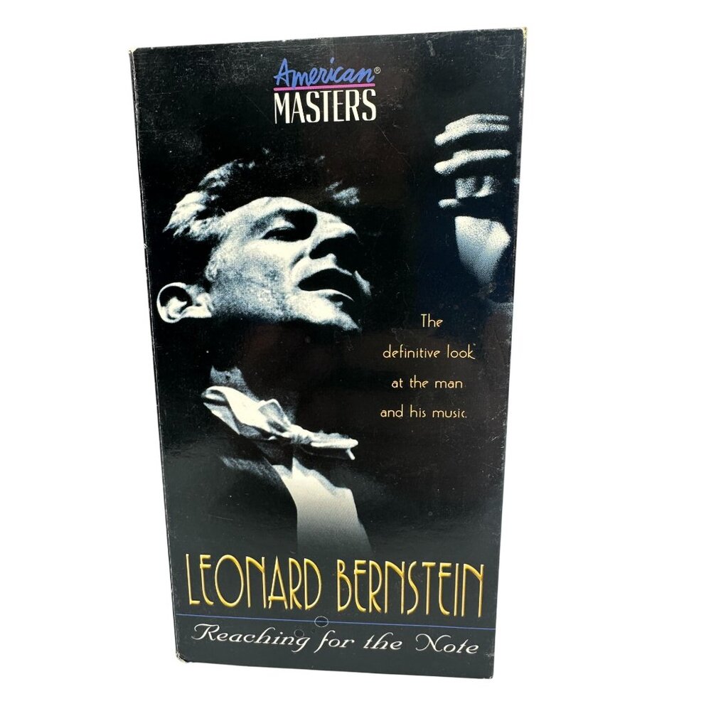 Leonard Bernstein Reaching For The Note VHS 1998 American Masters Documentary NR